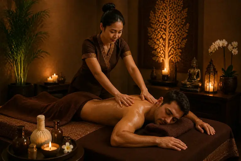 Aromatherapy oil massage in Business Bay