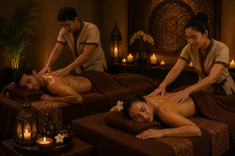 Couples massage in a private VIP suite, Business Bay