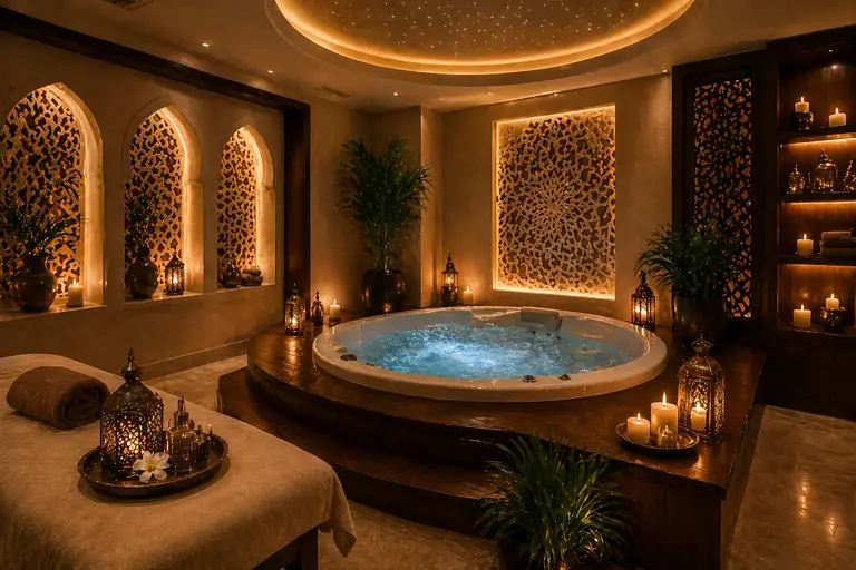 Jacuzzi relaxation room at our Business Bay spa