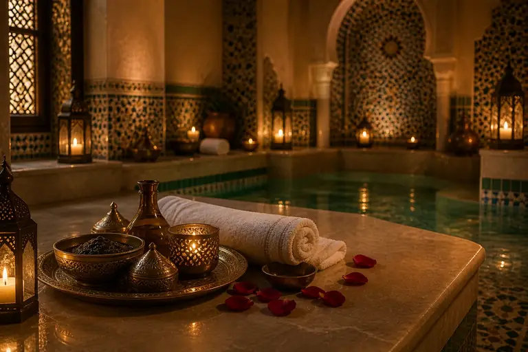 Moroccan bath hammam room in Business Bay, Dubai