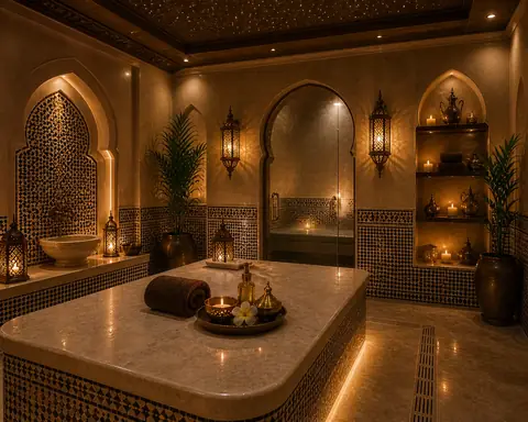 Moroccan bath steam room, Business Bay Dubai