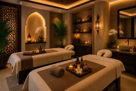 Private massage treatment room in Business Bay