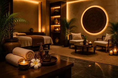 Spa interior at Luxury Angel Thai Spa, Business Bay Dubai